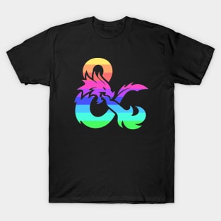 Rainbow Dungeon & Dragons Icon T-Shirt